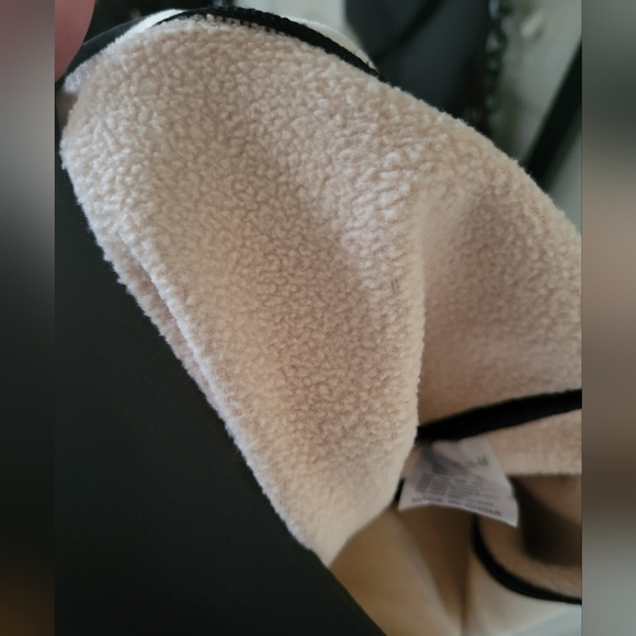 Fake Translucent Fleece Lined Black Pantyhose - Picture 7 of 8